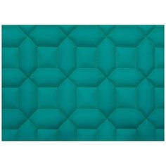 Стеганые обои Экоwall бирюзовые дизайн Денди 20-706-509-27