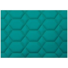 Стеганые обои Экоwall бирюзовые дизайн Мозаика 10-702-509-20