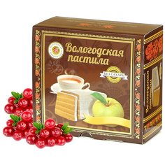 Пастила Вологодская мануфактура с брусникой без сахара 115гр.