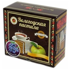 Пастила Вологодская мануфактура с черникой без сахара, 115 г