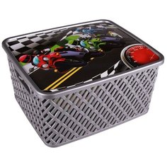 Корзина Альтернатива Лидер 35х29х18 см (М3828) серый Alternativa