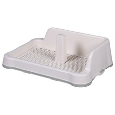 Туалет с угловым бортиком и столбиком для собак Шурум бурум