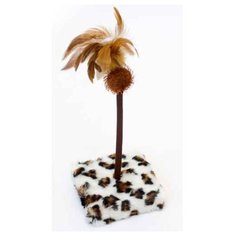 Перо на подставке 30см игрушка для кошек Шурум бурум