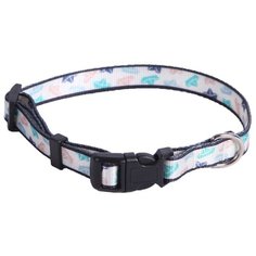 Ошейник 15мм, 30-40см JOY стропа кораблики для собак J.O.Y.