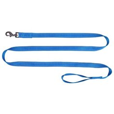 Поводок 25мм х 2м стропа JOY синяя со светоотражающими элементами для собак J.O.Y.
