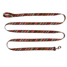Поводок 25мм х 3м стропа JOY полоски наискосок для собак J.O.Y.