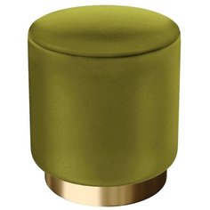 Пуф малый Hollywood Gold. Цвет Оливковый. Мягкий пуфик. Пуф в прихожую, для спальни, для гостиной, для детской. Supera Luxemebel