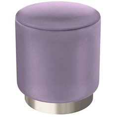 Пуф малый Hollywood Silver. Цвет Фиолетовый. Мягкий пуфик. Пуф в прихожую, для спальни, для гостиной, для детской. Supera Luxemebel