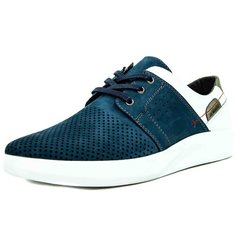 Полуботинки Baden , размер 43 , синий/белый