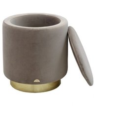 Пуф Rocky с хранением. Цвет Бежевый. Мягкий пуфик. Пуф в прихожую, для спальни, для гостиной, для детской. Supera Luxemebel