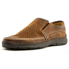 Слипоны GOERGO , размер 41 , коричневый