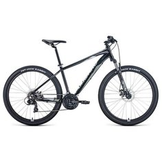 Велосипед Forward Apache 27.5 2.2 S disc (2021) Черный/серый 19 ростовка