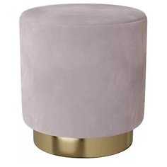 Пуф малый Hollywood Gold. Цвет Пыльная роза. Мягкий пуфик. Пуф в прихожую, для спальни, для гостиной, для детской. Supera Luxemebel