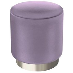 Пуф средний Hollywood Silver. Цвет Фиолетовый. Мягкий пуфик. Пуф в прихожую, для спальни, для гостиной, для детской. Supera Luxemebel