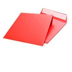 Конверт цветной (160х160мм) Красный Курт