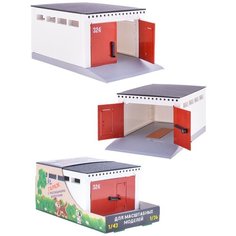 Гараж с распашными воротами (Для масштабных моделей) Форма