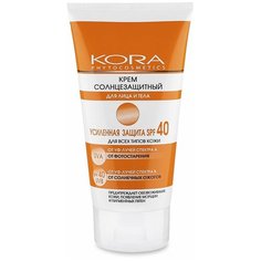 KORA Крем солнцезащитный SPF40 для лица и тела 150 мл КОРА