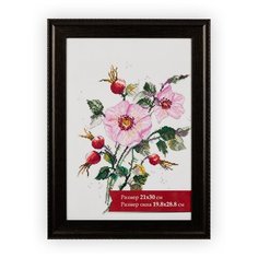 Рамки, паспарту Gamma ПРК-07 21 x 30 см пластик. с оргстеклом венге