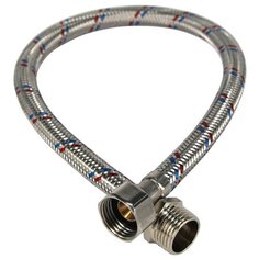 Подводка гибкая для воды с оплеткой из нержавеющей стали 1/2" х 150 см в/н Aqua Line