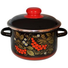 Кастрюля Рябина 2,0 л СтальЭмаль