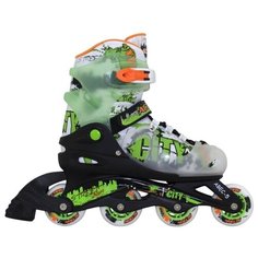 PW-395 Коньки роликовые раздвижные р.26-29 Action!