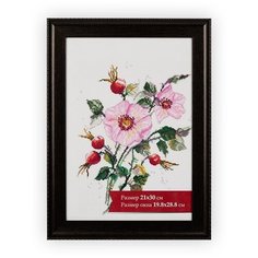 Рамка Gamma 21*30 см, пластик, с оргстеклом, венге (ПРК-07)