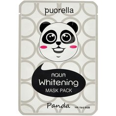 Puorella отбеливающая маска для лица Панда, 23 г