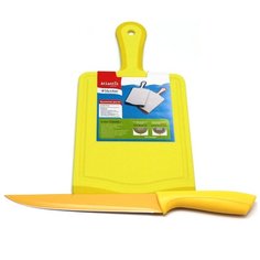 LY-20/F-P-Y Набор кухонная доска и нож Atlantis