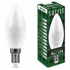 Лампа светодиодная SAFFIT SBC3709 Свеча E14 9W 4000K 55079 (упаковка 10 шт)