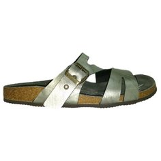 Шлепанцы Ara, размер 41 (7), серый металлик