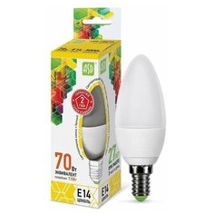Лампа светодиодная LED-свеча-standard 7.5Вт свеча 3000К тепл. бел. E14 675лм 160-260В ASD 4690612003924 (упаковка 10 шт)