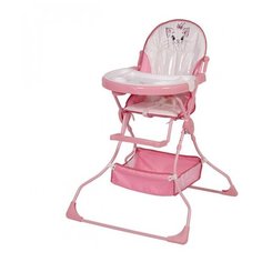 Стульчик для кормления POLINI kids Disney baby 252 Кошка Мари, розовый