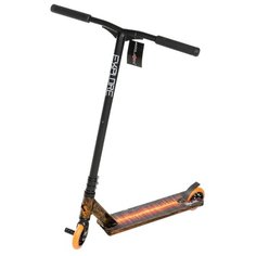 Детский трюковой самокат Explore Wind, черный/оранжевый