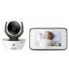 Видеоняня Motorola MBP854 CONNECT белый/серый/черный