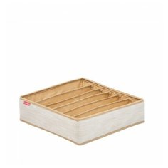 CASY HOME Органайзер для бюстгальтеров 6 ячеек OR-04 белый/бежевый