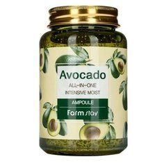 FarmStay Многофункциональная ампульная сыворотка с экстрактом авокадо, 250мл