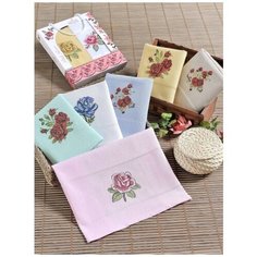 9204 Цветы В (40х60)х2шт в коробке Набор кухонный Метеор Meteor