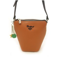 Женская Сумка на плечо David Jones 6071 cognac