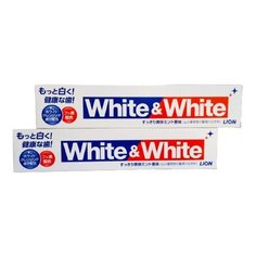 Зубная паста отбеливающего действия LION "White&White", туба 150 г (набор - 2 шт.)