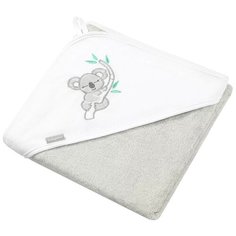 BabyOno BabyOno Полотенце с капюшоном Коала банное 85х85 см серый