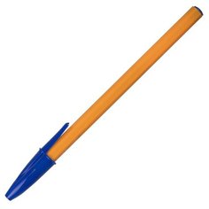 Ручка шариковая STAFF «Basic Orange BP-01», письмо 750 метров, синяя, длина корпуса 14 см, узел 1 мм