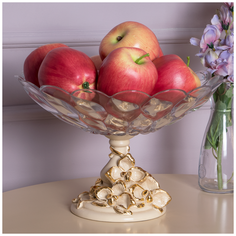 Фруктовница-конфетница Орхидея Лелия Айвори Bogacho