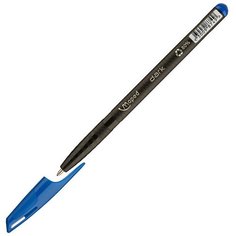 Ручка шариковая MAPED GREEN DARK, треуг.корпус карбон. 0,6мм синий 7 штук