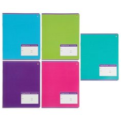 Тетрадь школьная А5,12л,частая косая линия классика 5 цветов 7-12-009/6 15 штук Альт