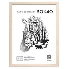 Рамка формат А 3 цвет крем-брюле со стеклом МДФ 101 Зебра