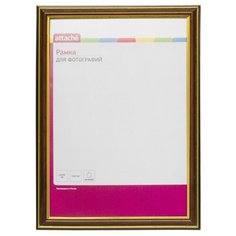 Рамка ATTACHE 21х30 пластик. багет шир-20мм,выс -15мм цвет орех/з...