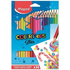 Карандаши цветные Maped COLORPEPS 36 цв.