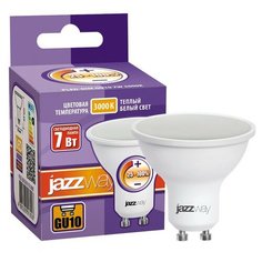 Лампа светодиодная (димм) GU10 7w 3000K 540Lm 230/50 Jazzway спот