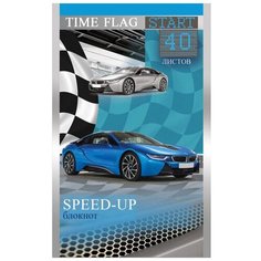 Блокнот А6 40л клетка,скрепка,обл.карт. Фаворит заезда в асс.Б40-9987 5 штук Проф Пресс