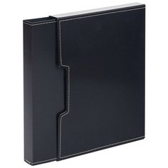 Папка файловая на 80 файлов в коробе черный Attache